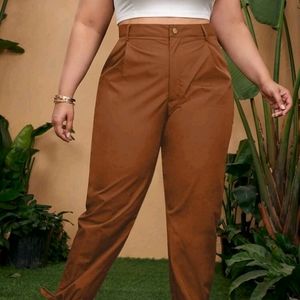 High waisted plus size pants